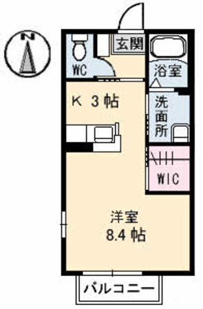 メゾンKAWANISHIの物件間取画像